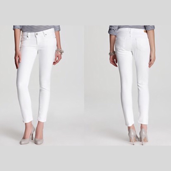 PAIGE Denim - PAIGE Verdugo Ankle White Jeans, 28